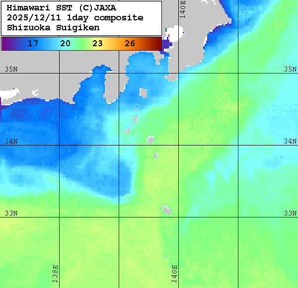 静岡県/水産・海洋技術研究所/海洋情報/人工衛星による観測情報