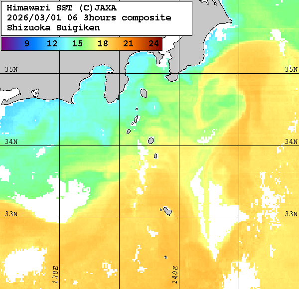 静岡県/水産・海洋技術研究所/海洋情報/人工衛星による観測情報